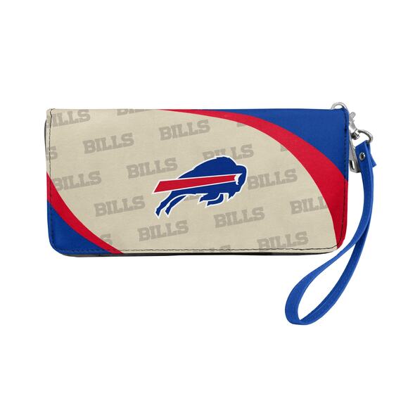 NFL Buffalo Bills Organizer Wallet Retro Zip Super Bowl New LAST ONE!!! - Picture 1 of 3